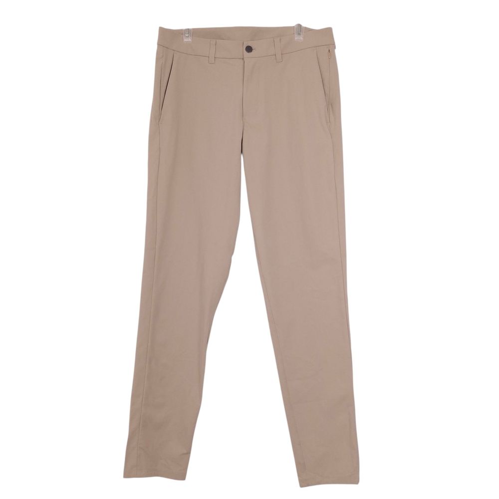Lululemon Commission Pant Slim Warpstreme stretch wrinkle free travel khaki